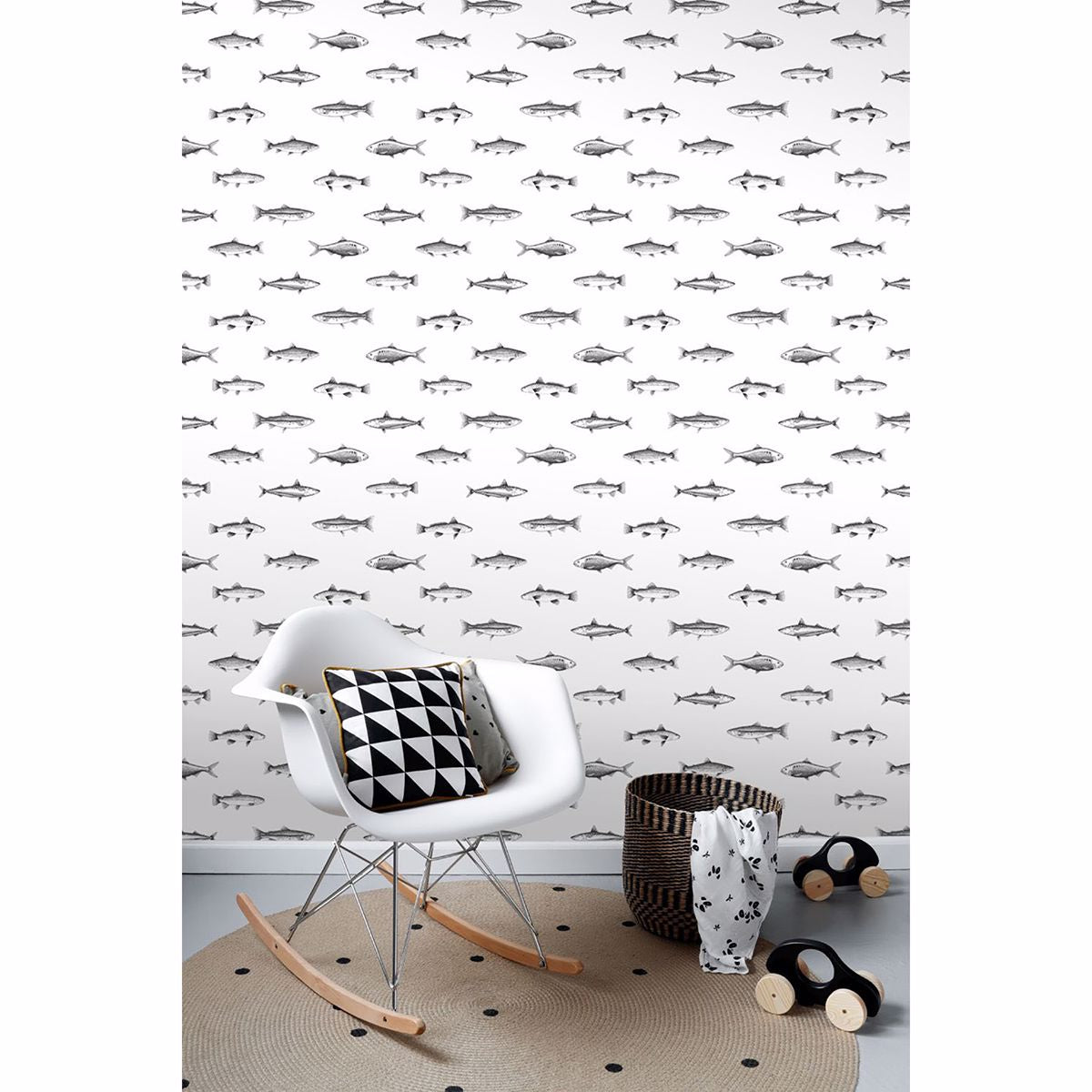 fiyero-off-white-fish-wallpaper-york-wallcoverings-dd138967 - York Wallcoverings Wallpaper