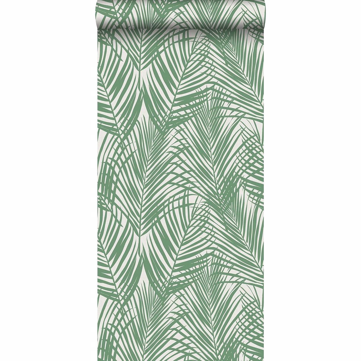 Fifi Green Palm Frond Wallpaper - Brewster Wallcovering