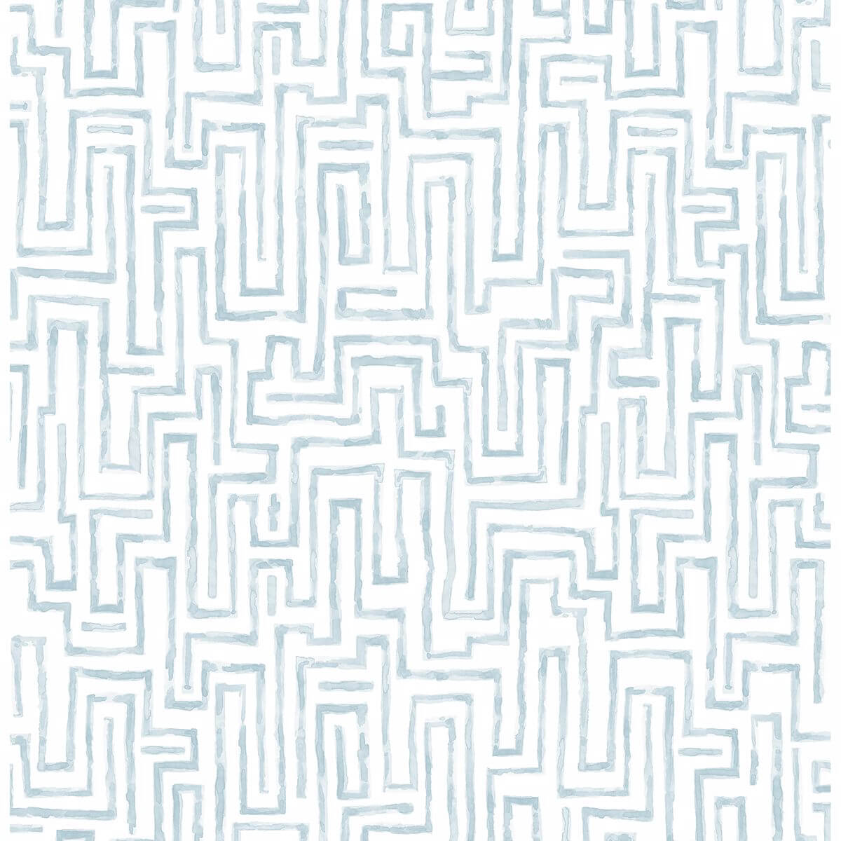 Ramble Blue Geometric Wallpaper - York Wallcoverings - 2861-25701 - York Wallcoverings Wallpaper