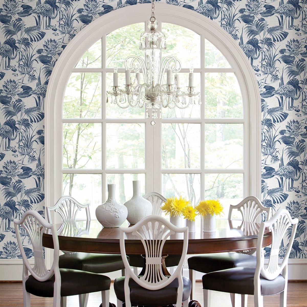 Frolic Blue Lagoon Wallpaper  | Brewster Wallcovering - The WorkRm