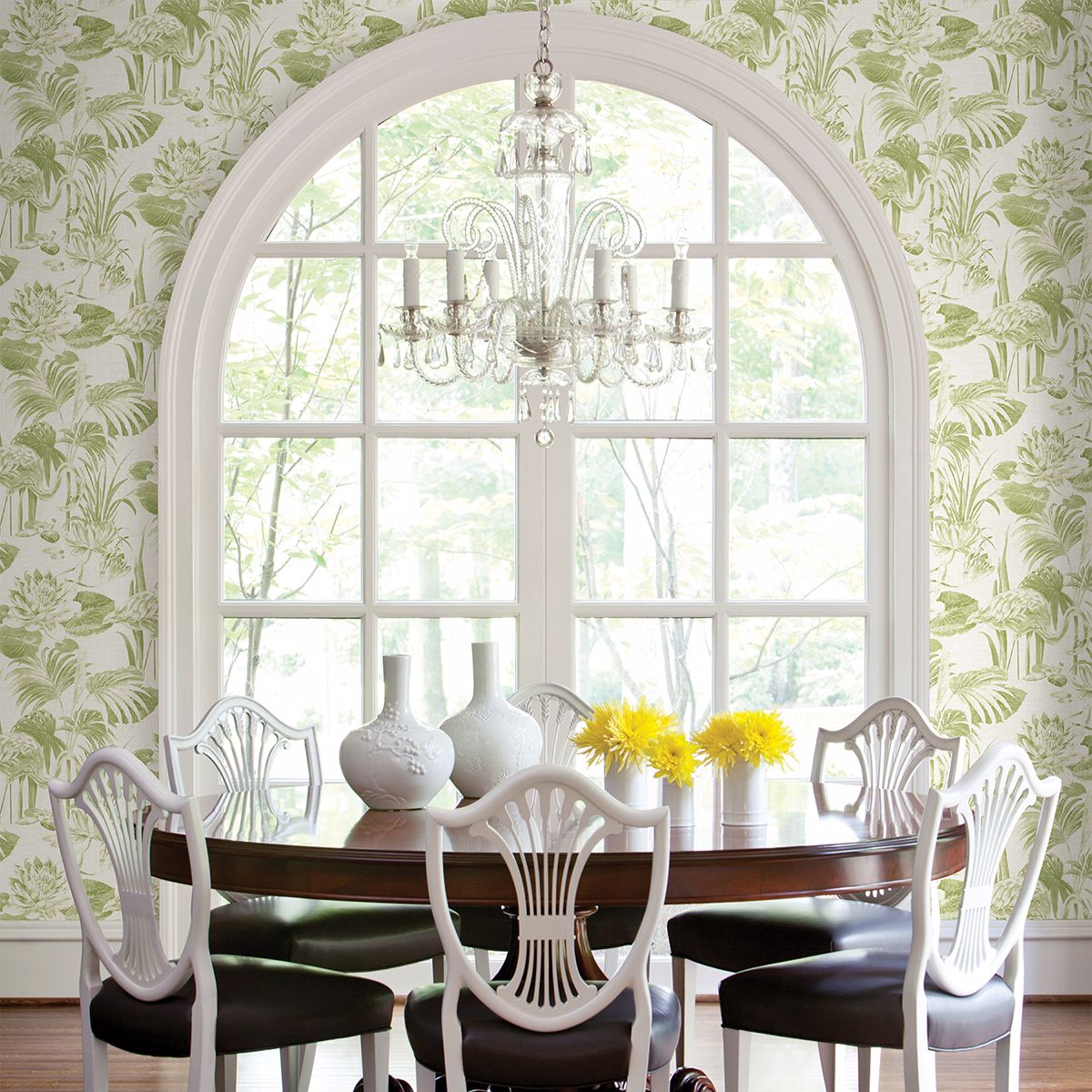 Frolic Green Lagoon Wallpaper - Brewster Wallcovering