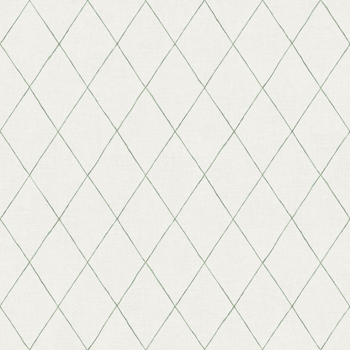 Picture of Rhombus Green Geometric Wallpaper