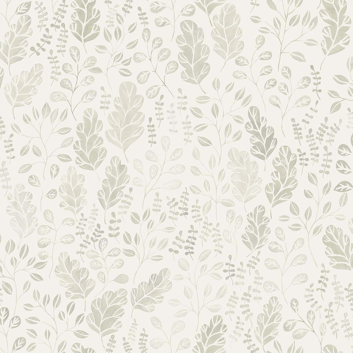 Isha Beige Leaf Wallpaper - York Wallcoverings - 2948-27011 - York Wallcoverings Wallpaper