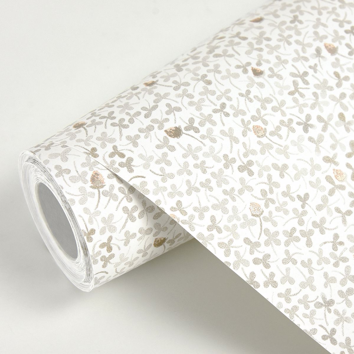 Lark White Botanical Wallpaper - Brewster Wallcovering