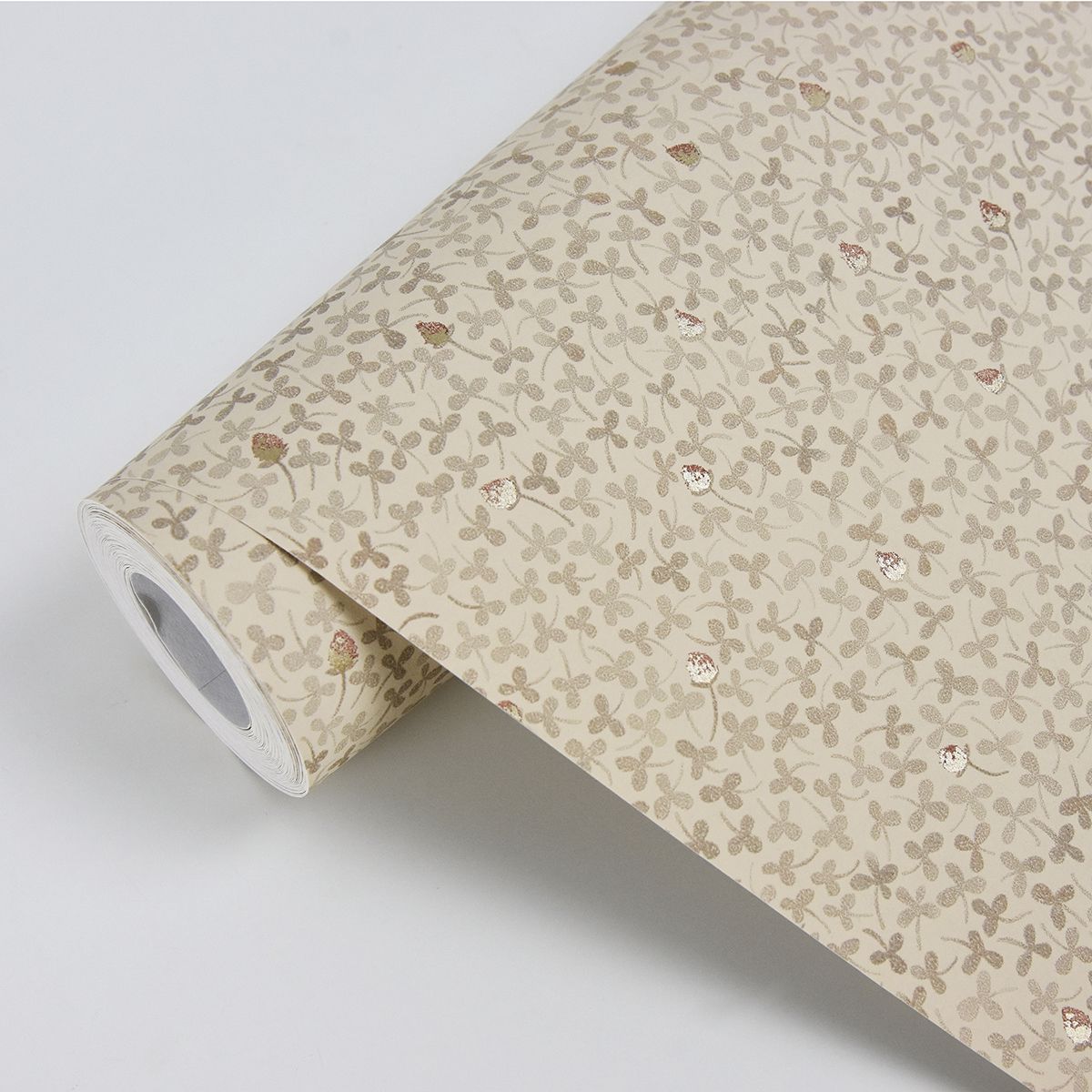 Lark Beige Botanical Wallpaper - Brewster Wallcovering