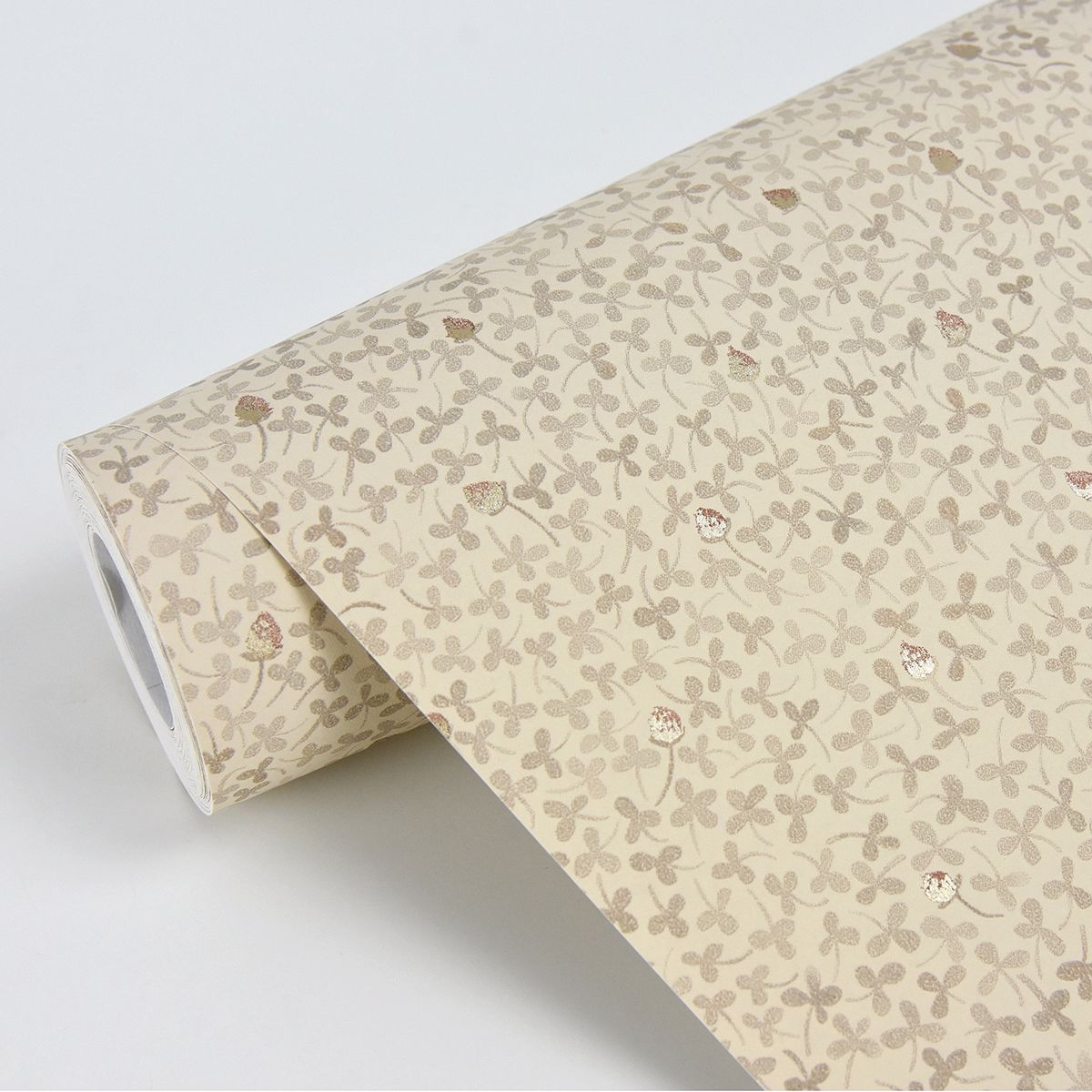 Lark Beige Botanical Wallpaper - Brewster Wallcovering