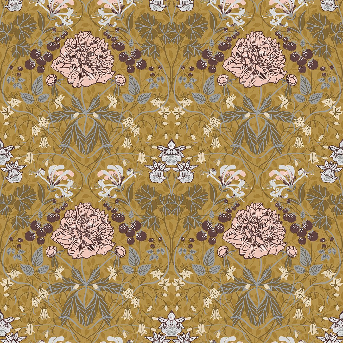 celestine-mustard-floral-wallpaper-york-wallcoverings-2948-28016