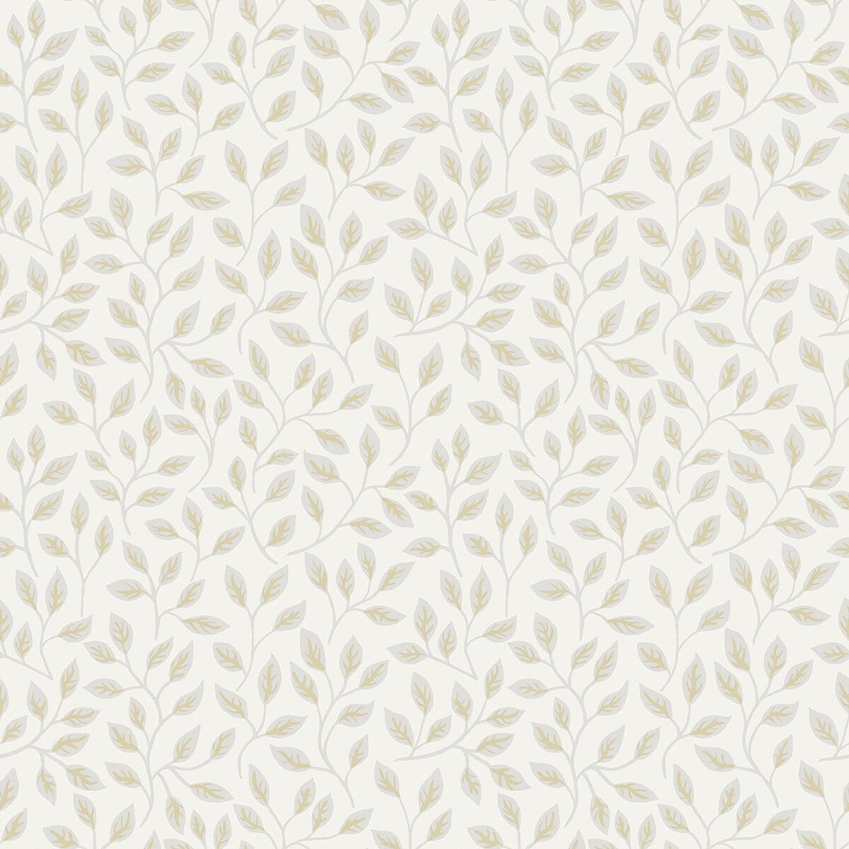 Posey White Vines Wallpaper - York Wallcoverings - 2948-33015 - York Wallcoverings Wallpaper
