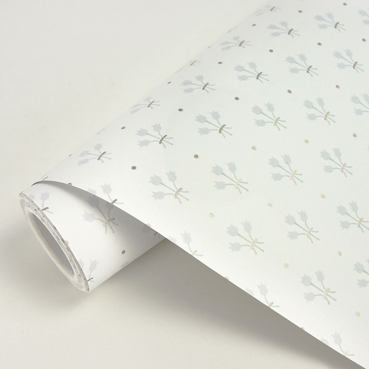 Lili White Miniature Floral Wallpaper  | Brewster Wallcovering - The WorkRm