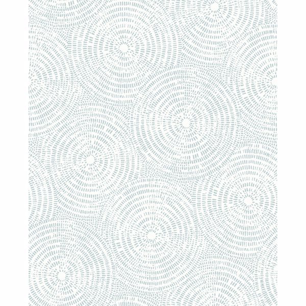 Picture of Vatten Light Blue Geometric Wallpaper