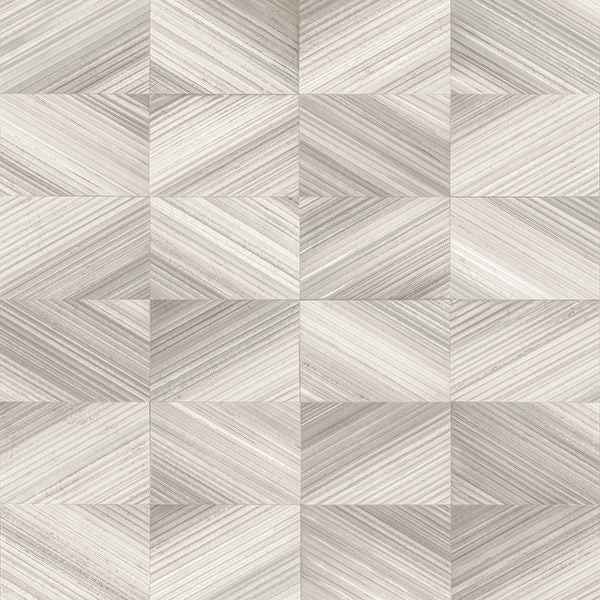 Stratum Taupe Geometric Faux Wood Wallpaper - York Wallcoverings - 2904-25377 - York Wallcoverings Wallpaper
