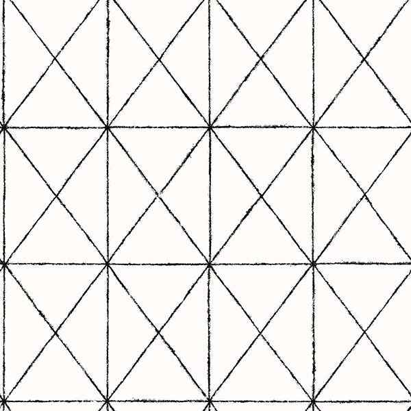 Intersection Black Diamond Wallpaper - York Wallcoverings - 2904-78003