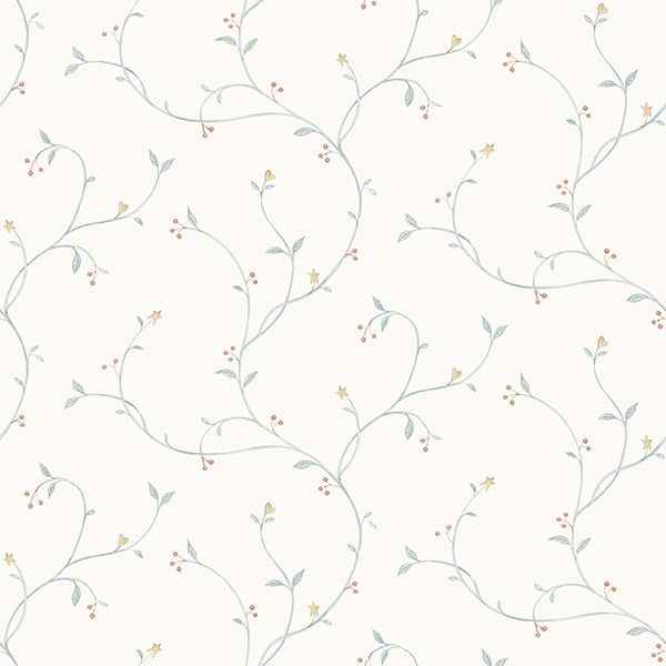 Kurt Light Green Tin Star Trail Wallpaper - York Wallcoverings - 3119-09159