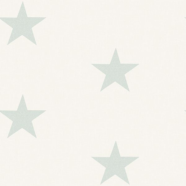 Picture of Mcgraw Teal Stars Wallpaper