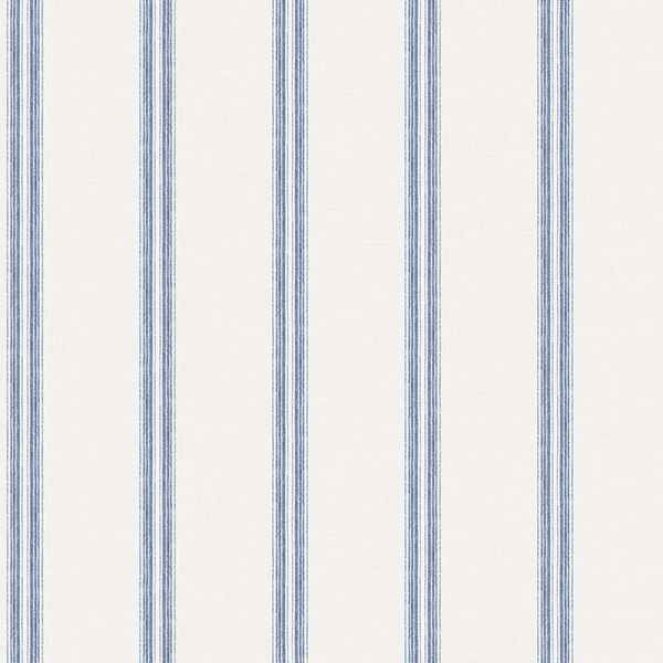 Johnny Navy Stripes Wallpaper - York Wallcoverings - 3119-13072 - York Wallcoverings Wallpaper