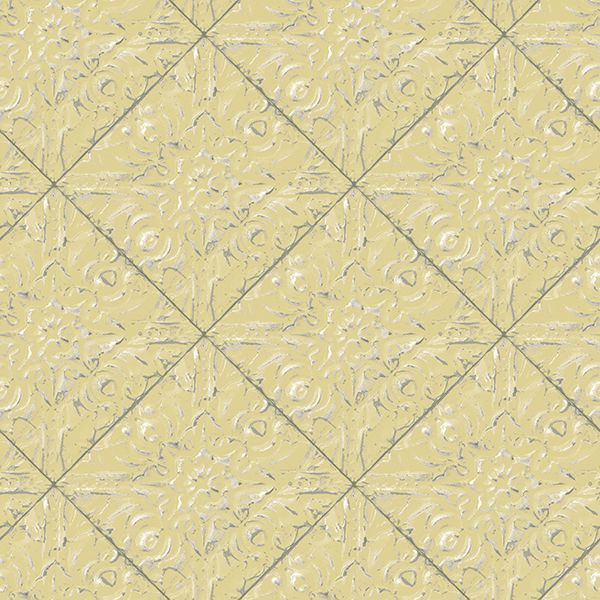 brandi-yellow-metallic-faux-tile-wallpaper-york-wallcoverings-3119-13093