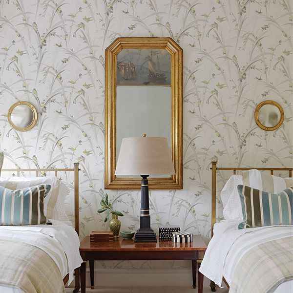 Meadowlark Yellow Botanical Wallpaper - York Wallcoverings - 3119-193210 - York Wallcoverings Wallpaper