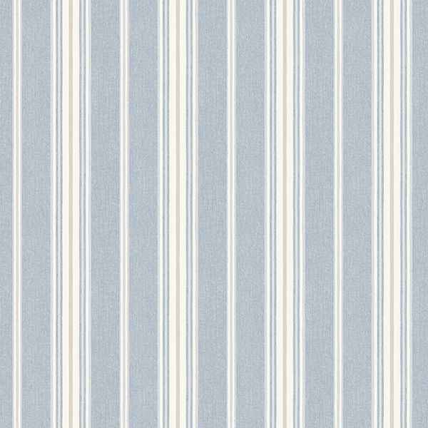 Cooper Denim Stripe Wallpaper - York Wallcoverings - 3119-491016 - York Wallcoverings Wallpaper