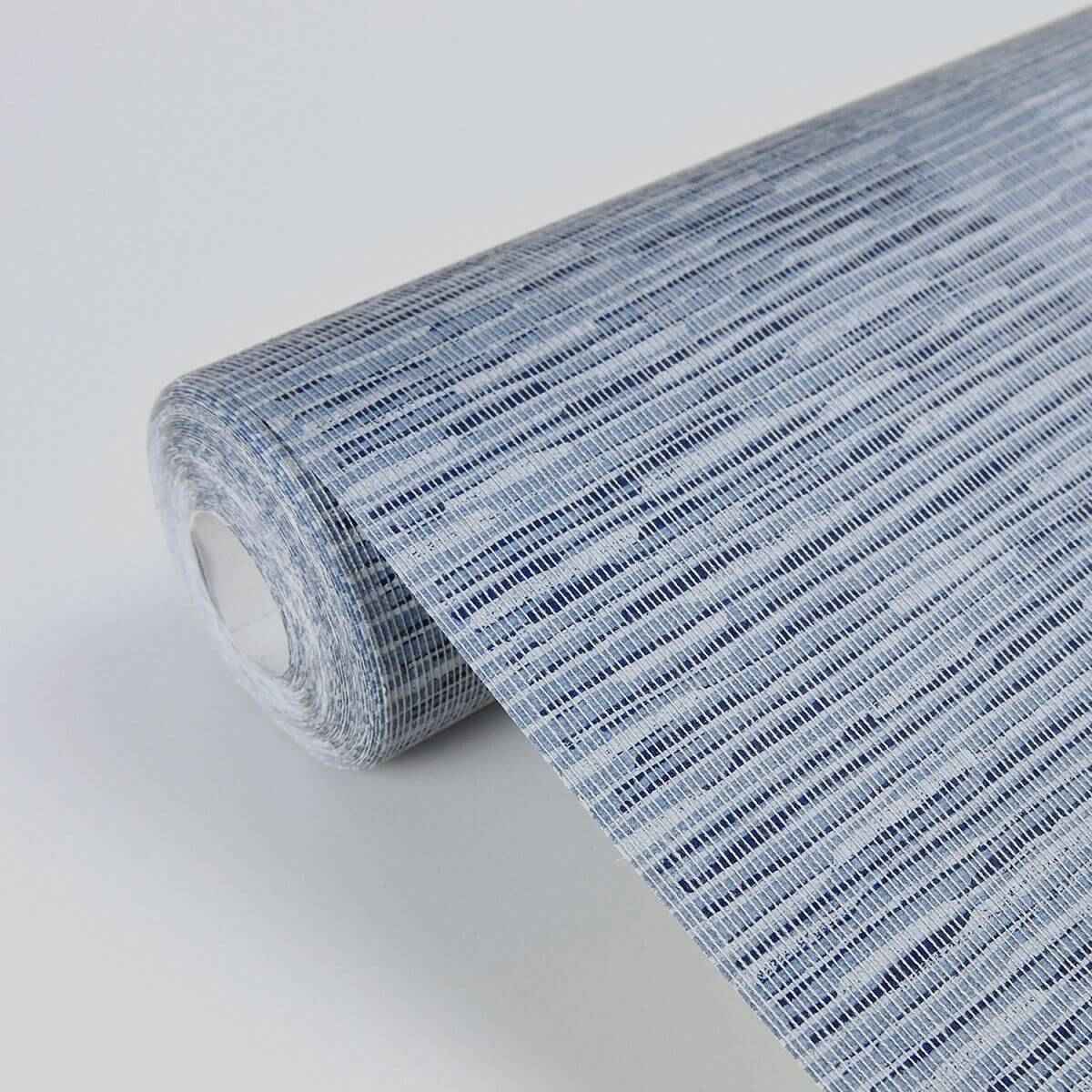 Pezula Blue Texture Stripe Wallpaper - York Wallcoverings - 2949-60102 - York Wallcoverings Wallpaper