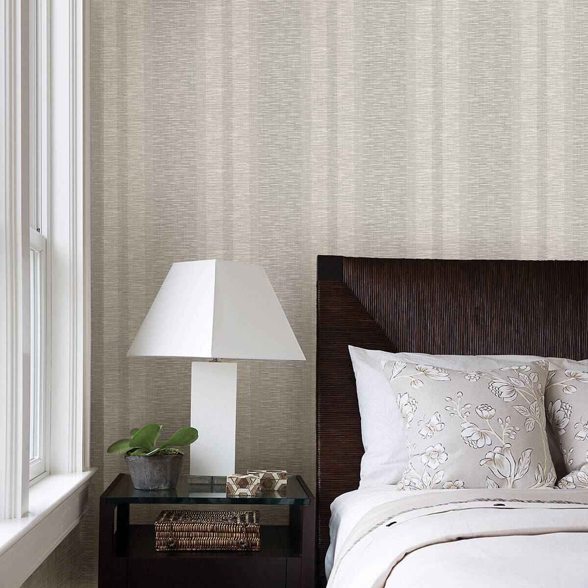 Pezula Bone Texture Stripe Wallpaper - York Wallcoverings - 2949-60106 - York Wallcoverings Wallpaper