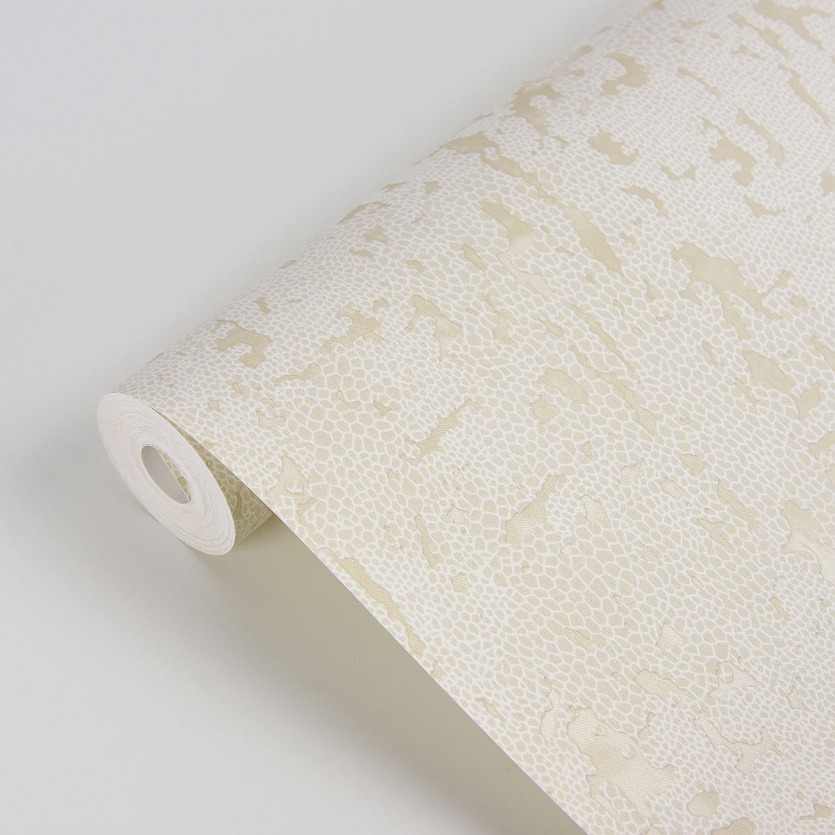 Malawi Cream Leather Texture Wallpaper  | Brewster Wallcovering