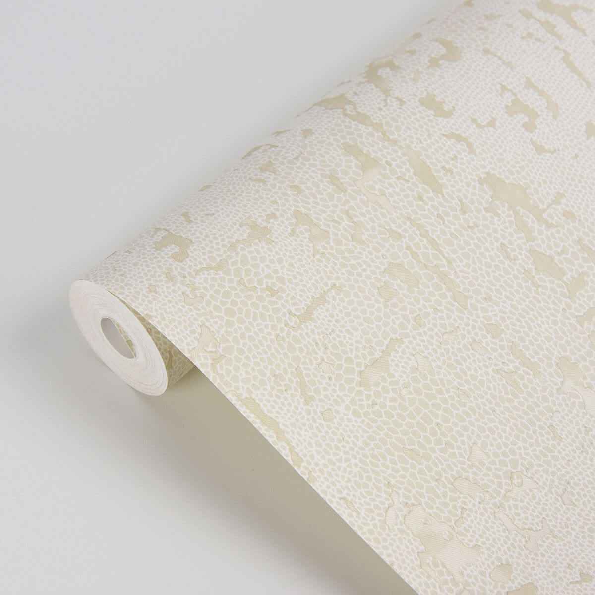 Malawi Cream Leather Texture Wallpaper - York Wallcoverings - 2949-60205 - York Wallcoverings Wallpaper