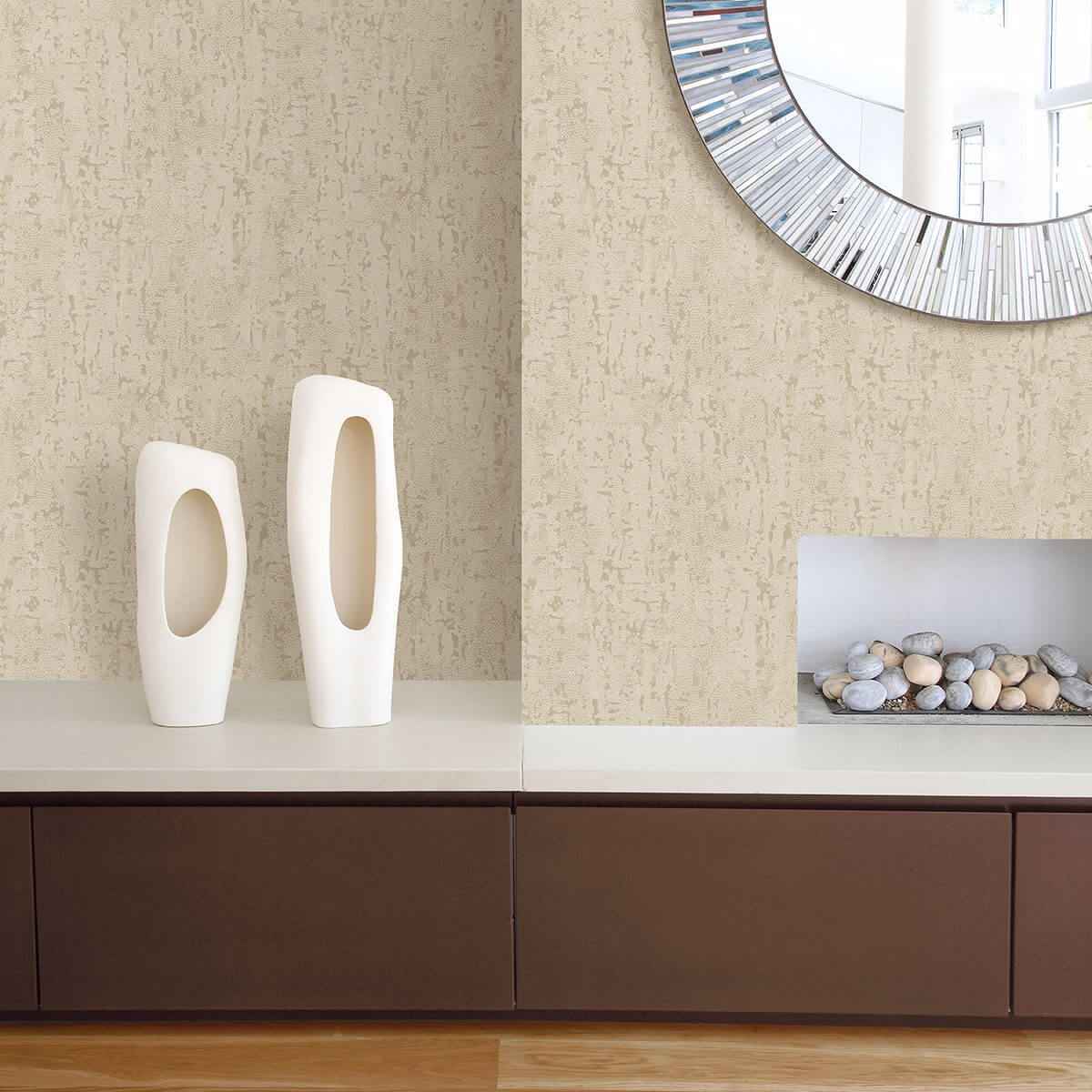 Malawi Beige Leather Texture Wallpaper - York Wallcoverings - 2949-60207 - York Wallcoverings Wallpaper