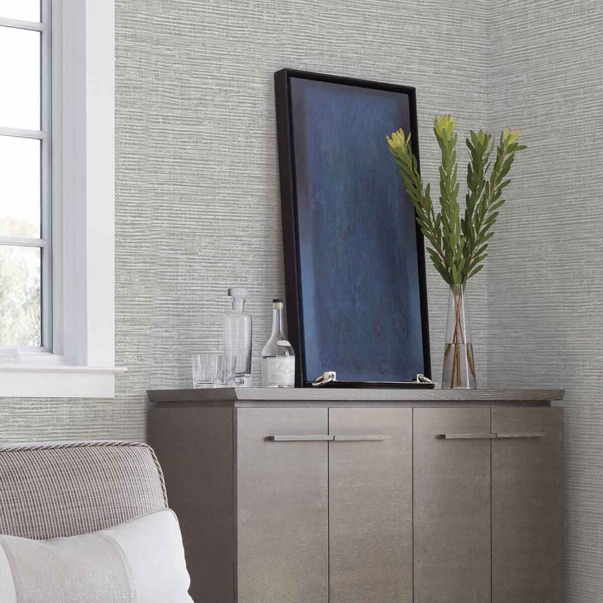 Vivanta Grey Texture Wallpaper - York Wallcoverings - 2949-60406 - York Wallcoverings Wallpaper