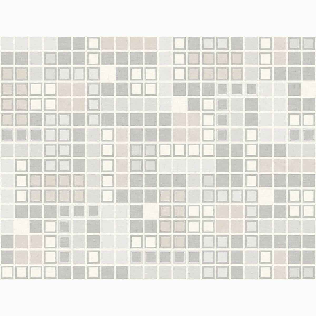 Bantry Light Grey Geometric Wallpaper - York Wallcoverings - 2949-60708