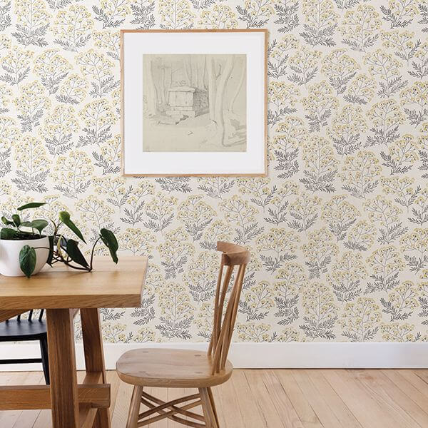 Yellow Wethersfield Peel and Stick Wallpaper - York Wallcoverings - NUS3546 - York Wallcoverings Wallpaper