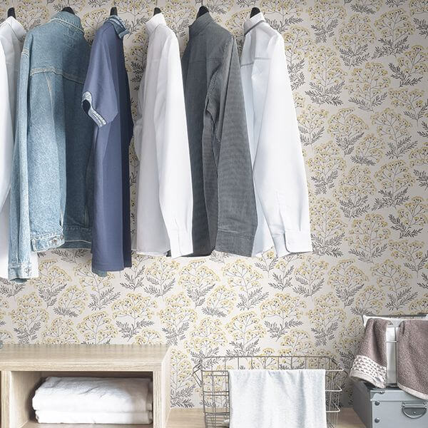 Yellow Wethersfield Peel and Stick Wallpaper - York Wallcoverings - NUS3546 - York Wallcoverings Wallpaper