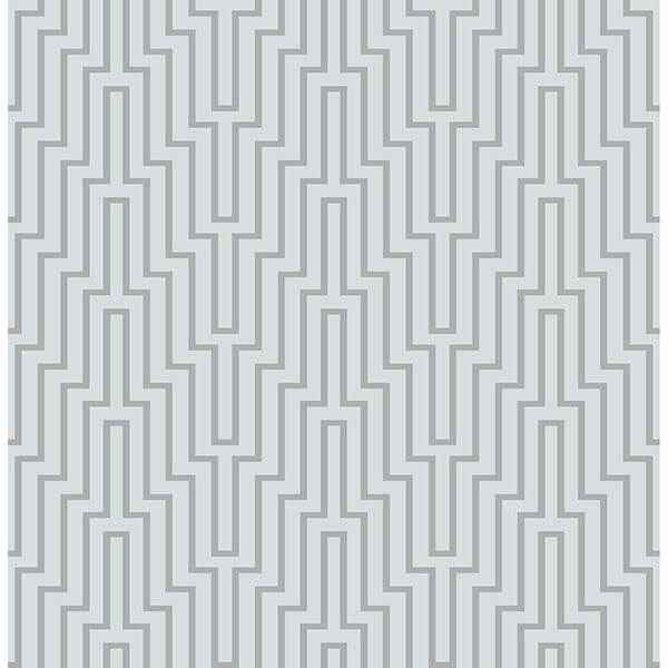 Sky Blue Crystalline Self Adhesive Wallpaper - York Wallcoverings - SLS3516