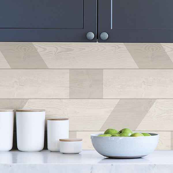 Natural Graphic Shiplap Self Adhesive Wallpaper - York Wallcoverings - SLS3523 - York Wallcoverings Wallpaper