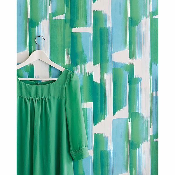 Vilgot Green Abstract Wallpaper  | Brewster Wallcovering - The WorkRm