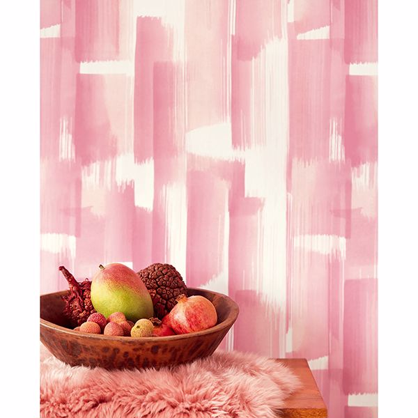 Vilgot Blush Abstract Wallpaper  | Brewster Wallcovering - The WorkRm