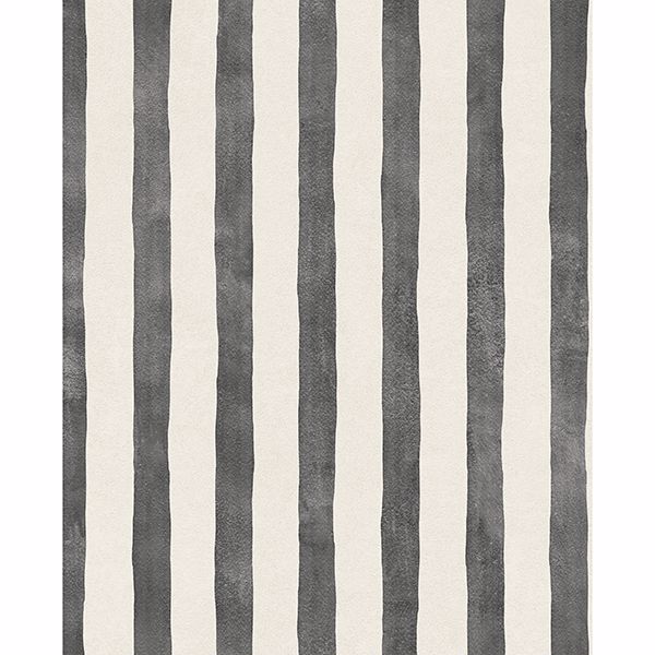Picture of Ronja Charcoal Stripe Wallpaper