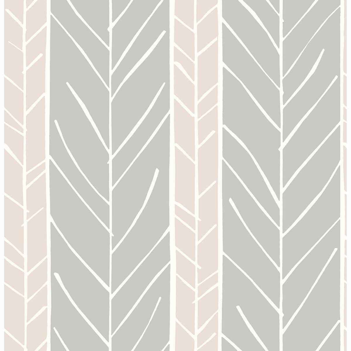 Lottie Rose Stripe Wallpaper - York Wallcoverings - 2903-25819 - York Wallcoverings Wallpaper