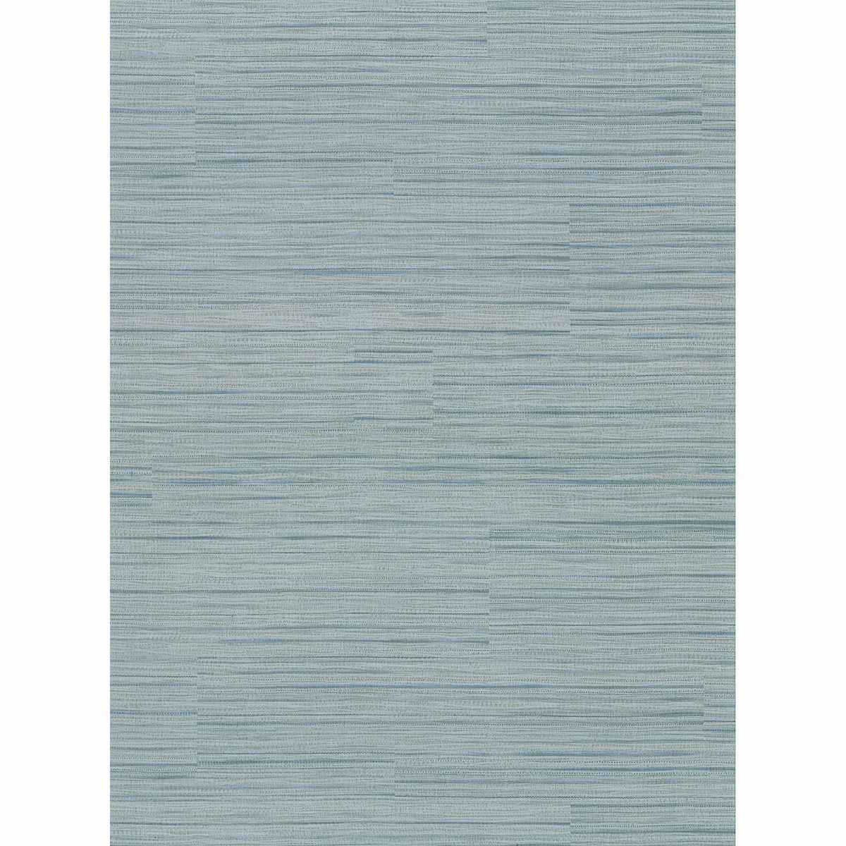 Coltrane Teal Faux Grasscloth Wallpaper - York Wallcoverings - 2910-2724