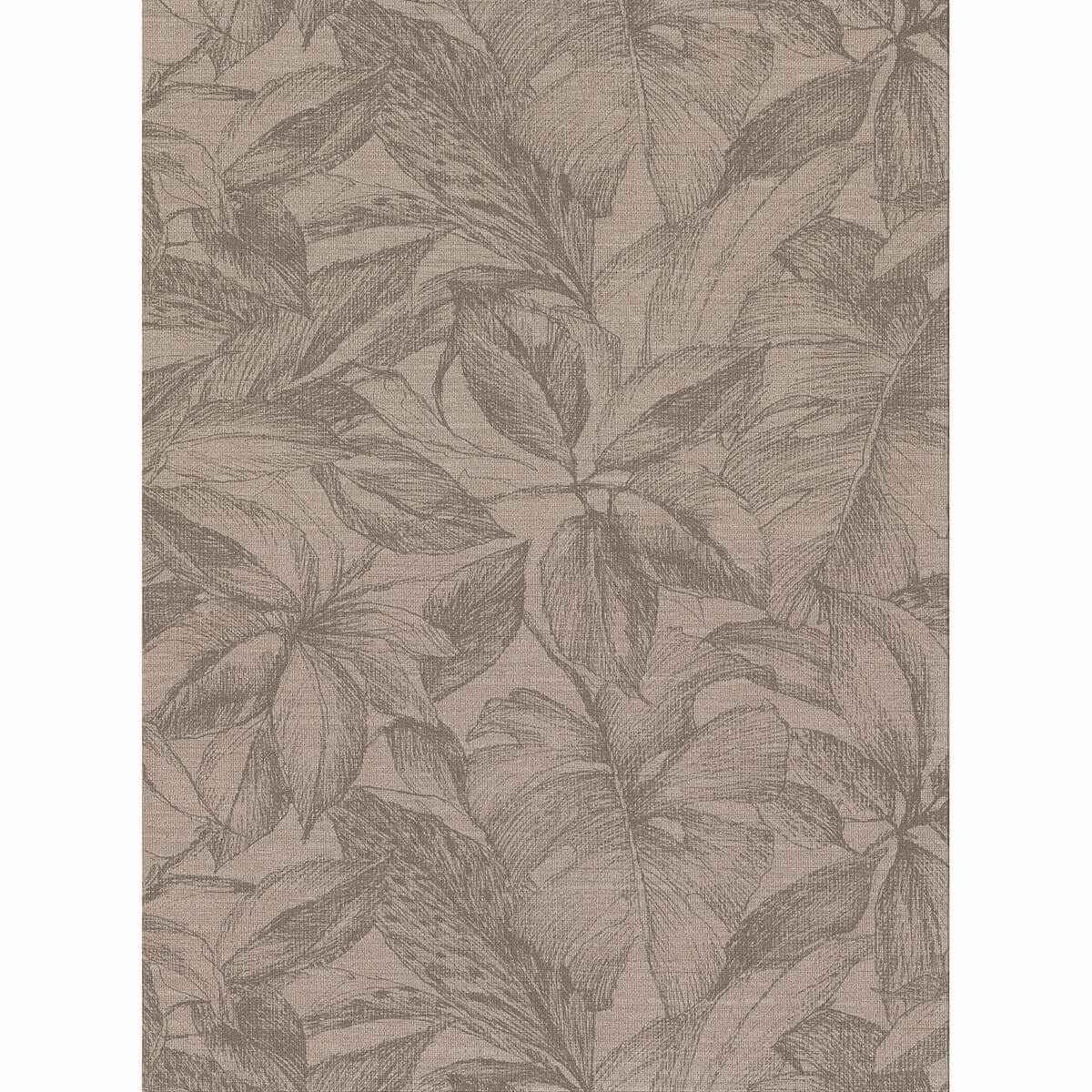 Simone Light Brown Tropical Wallpaper - York Wallcoverings - 2910-2744