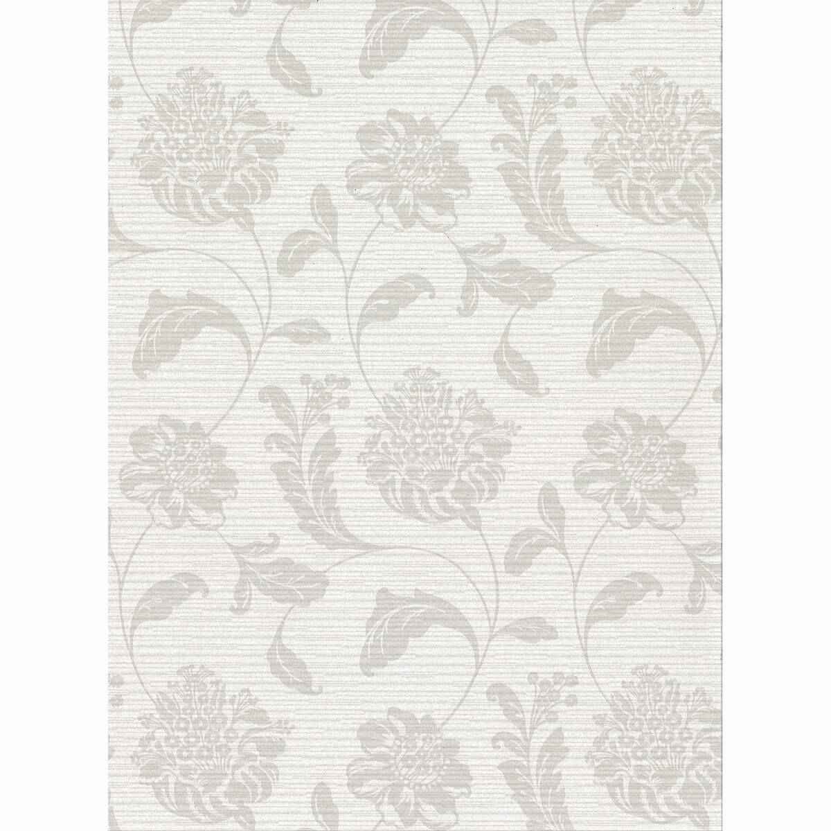 Holiday Light Grey Jacobean Wallpaper - York Wallcoverings - 2910-2752