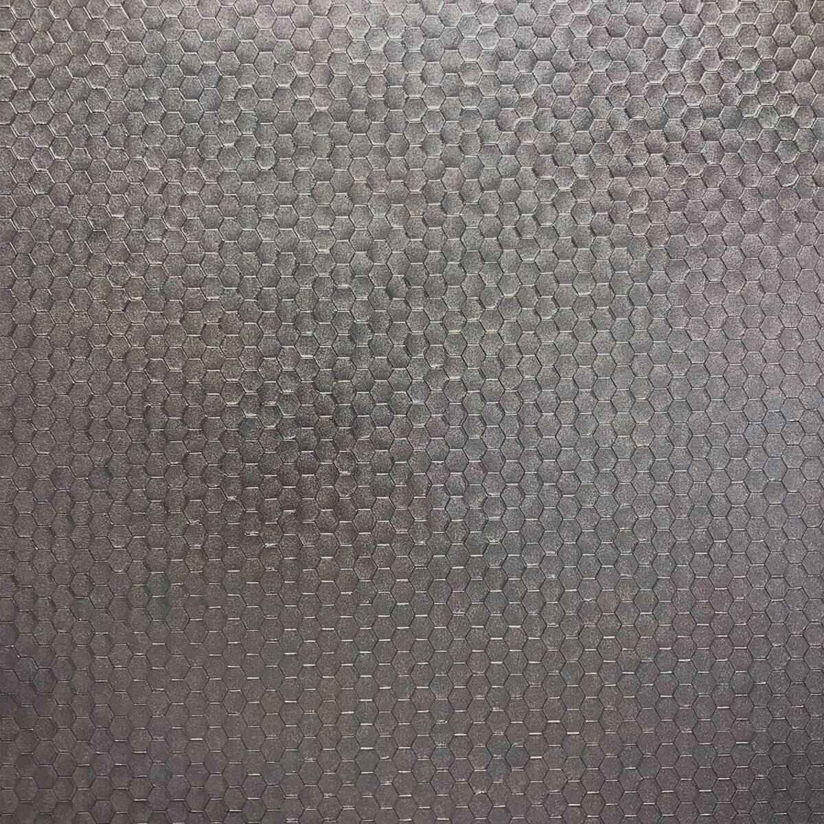 Carbon Pewter Honeycomb Geometric Wallpaper - York Wallcoverings - 2927-42488 - York Wallcoverings Wallpaper