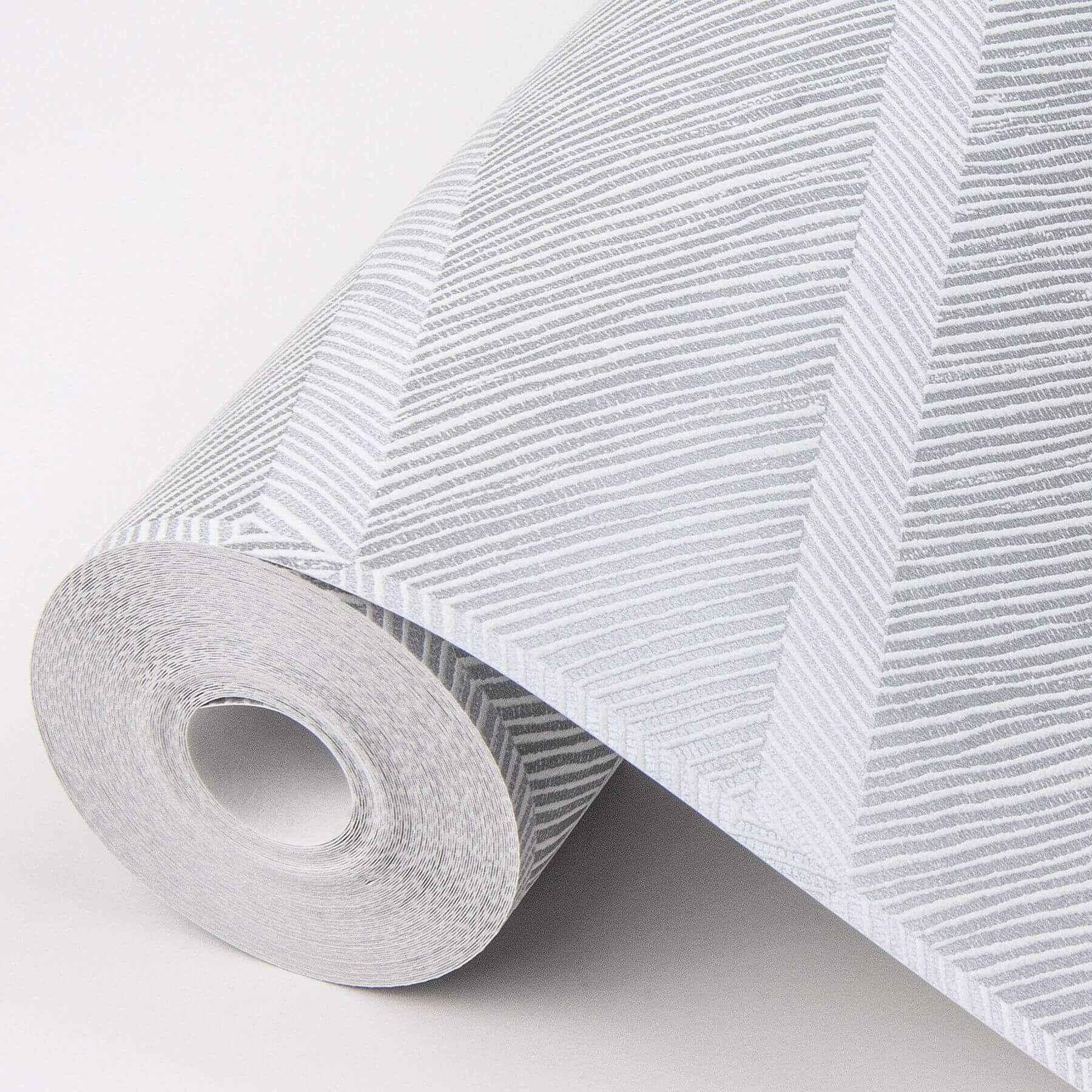 Aspen Grey Chevron Wallpaper - York Wallcoverings - 2964-25920 - York Wallcoverings Wallpaper