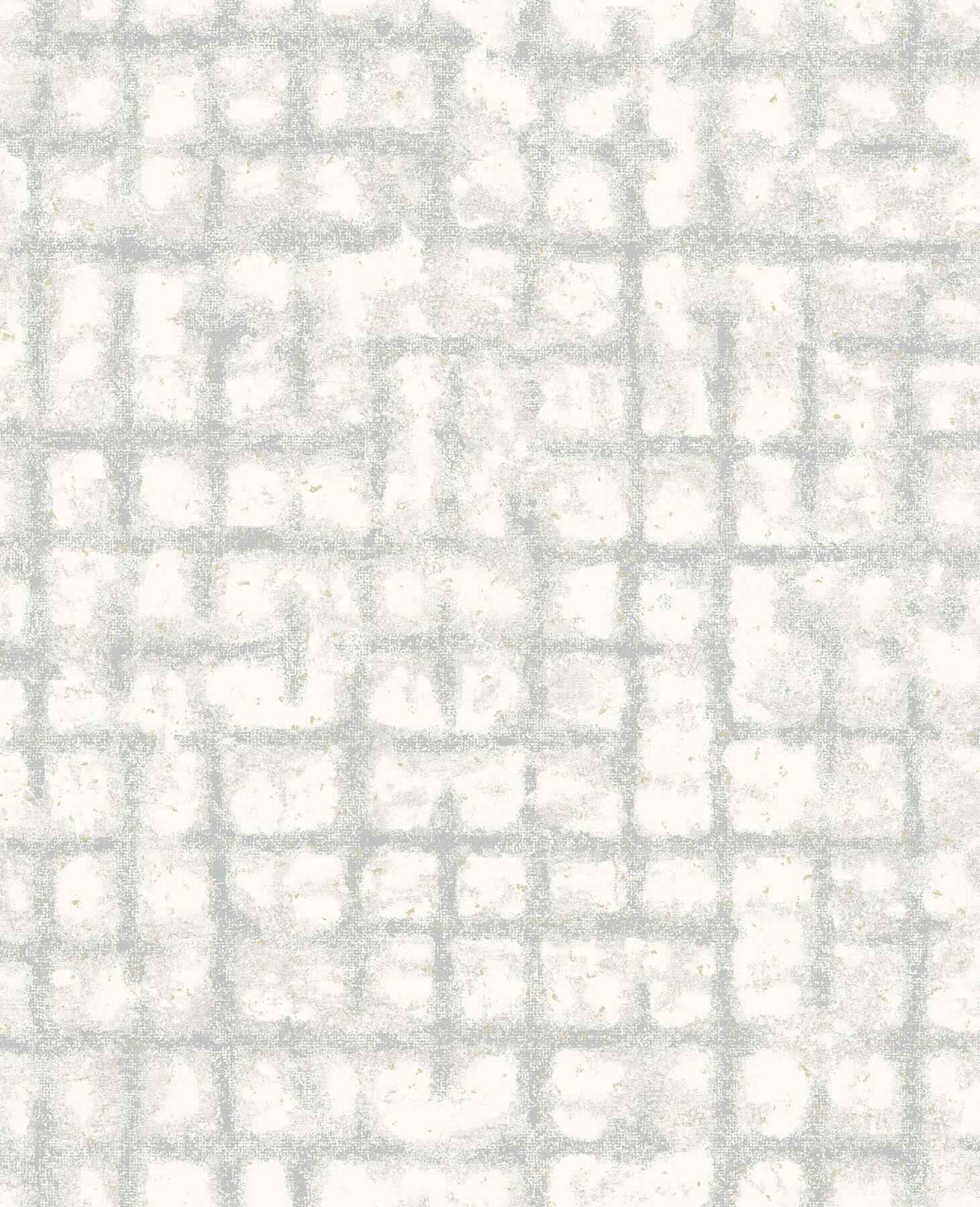 Shea Light Grey Distressed Geometric Wallpaper - York Wallcoverings - 2964-87348 - York Wallcoverings Wallpaper