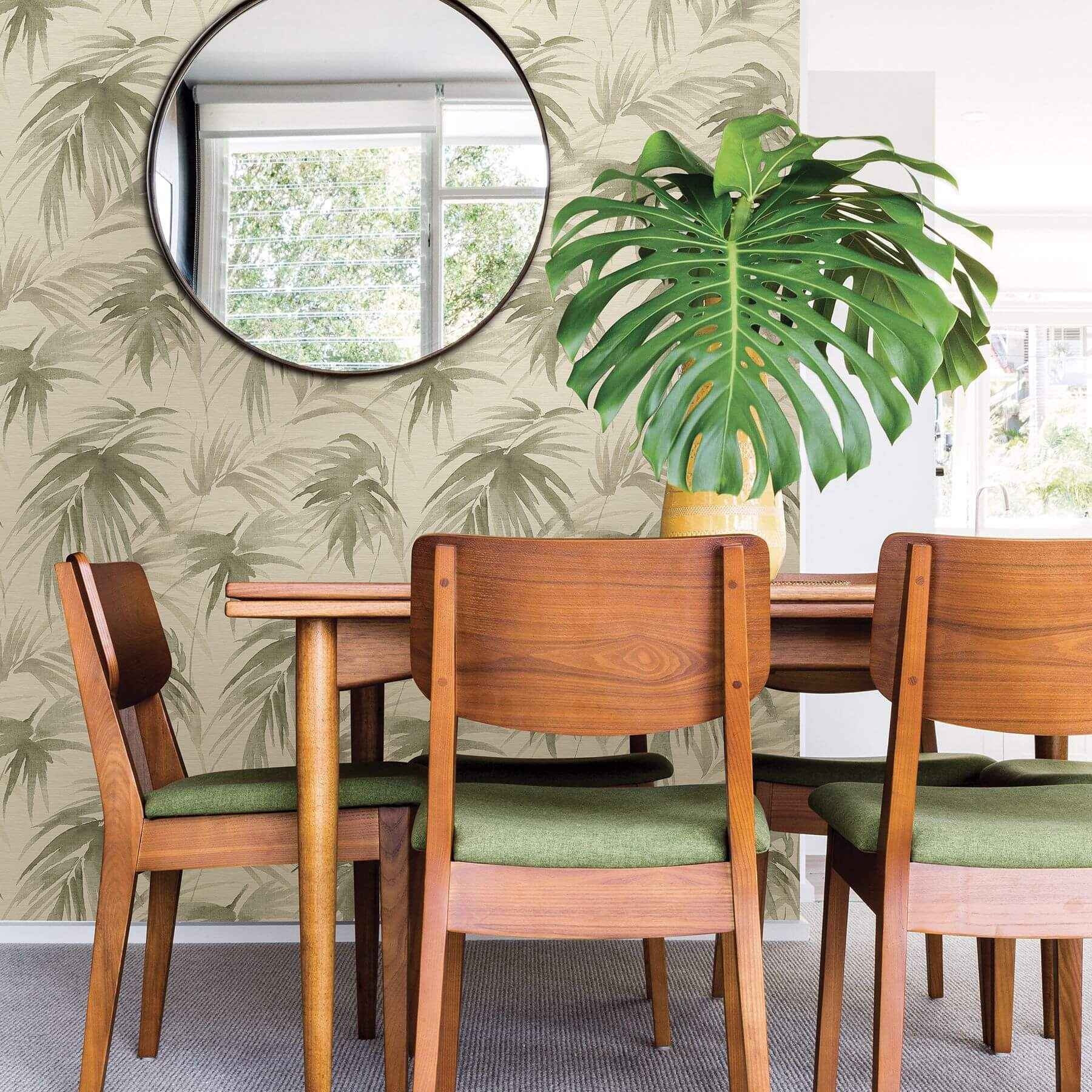 Darlana Sage Grasscloth Wallpaper - York Wallcoverings - 2964-87412 - York Wallcoverings Wallpaper