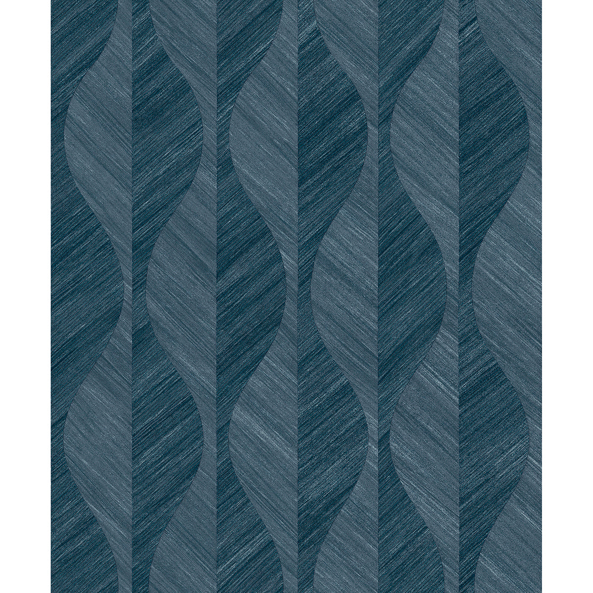 Diamond Light Blue Tri-Tone Geometric Wallpaper - Brewster Wallcovering