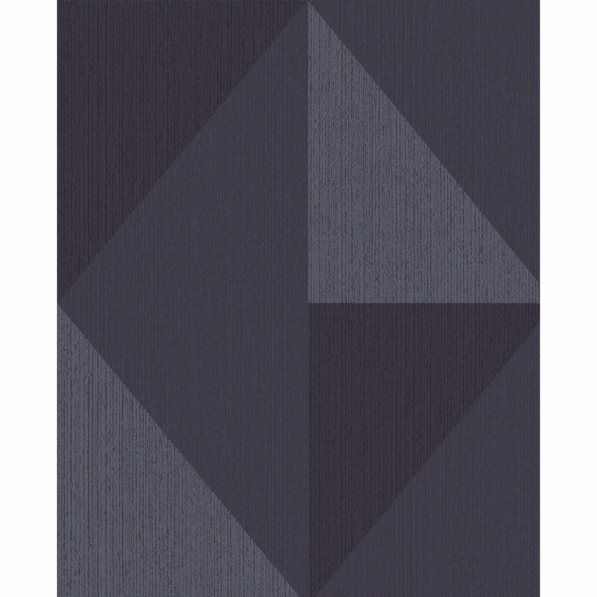 Picture of Diamond Blue Tri-Tone Geometric Wallpaper