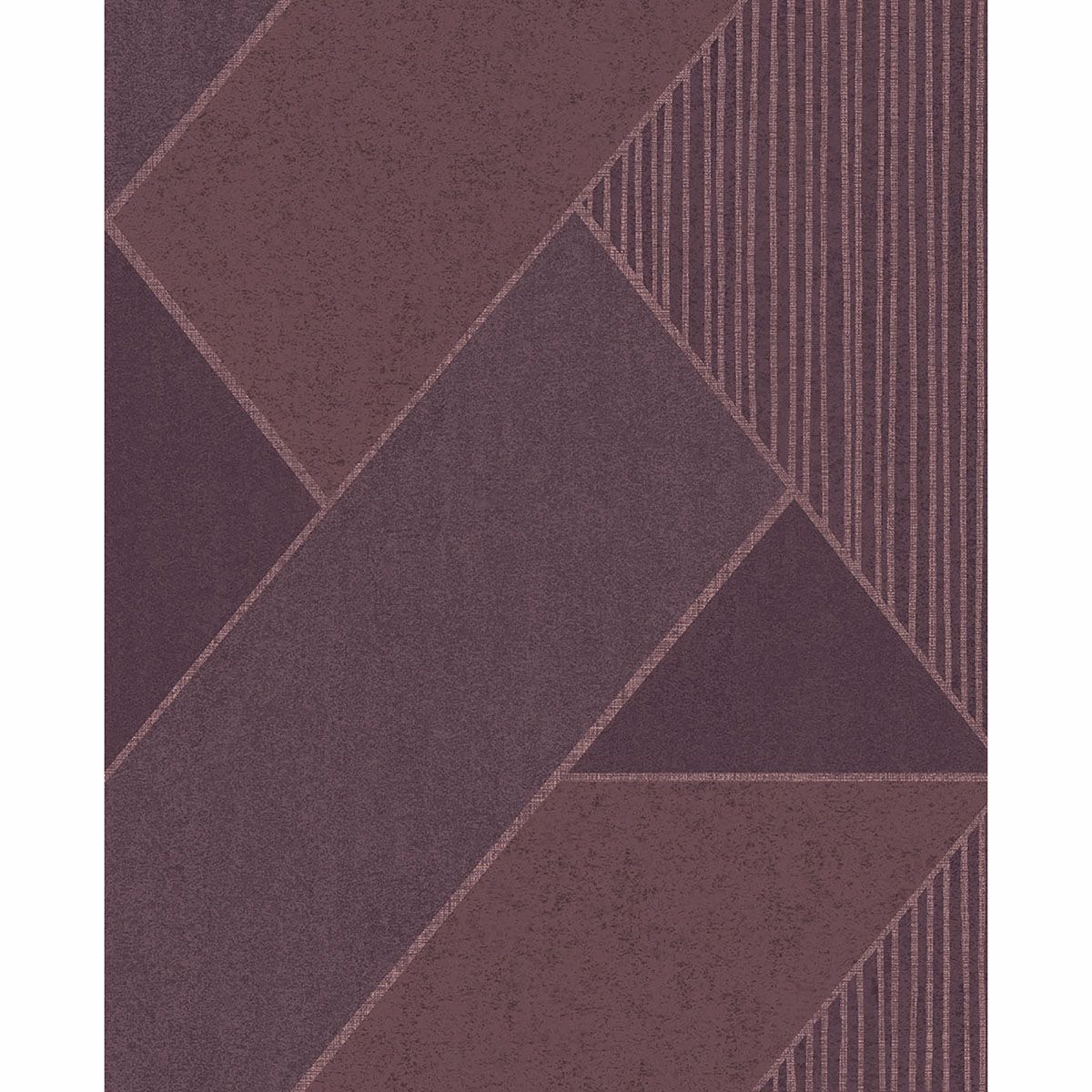 Picture of Art Deco Plum Glam Geometric Wallpaper