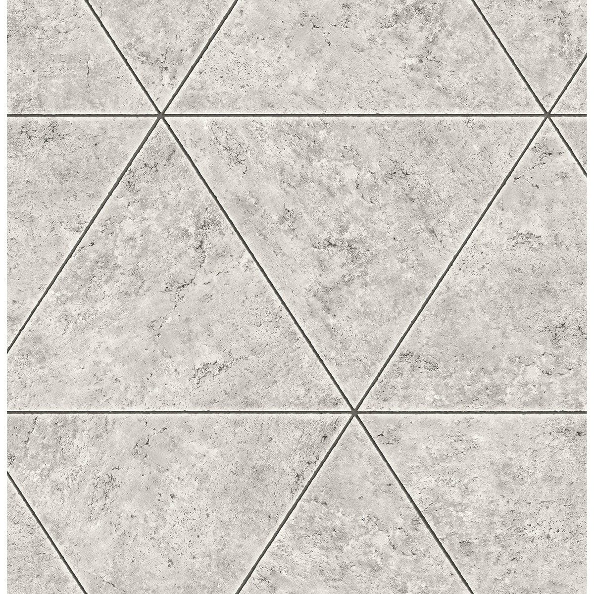 Picture of Benson Grey Marble Triangle Wallpaper