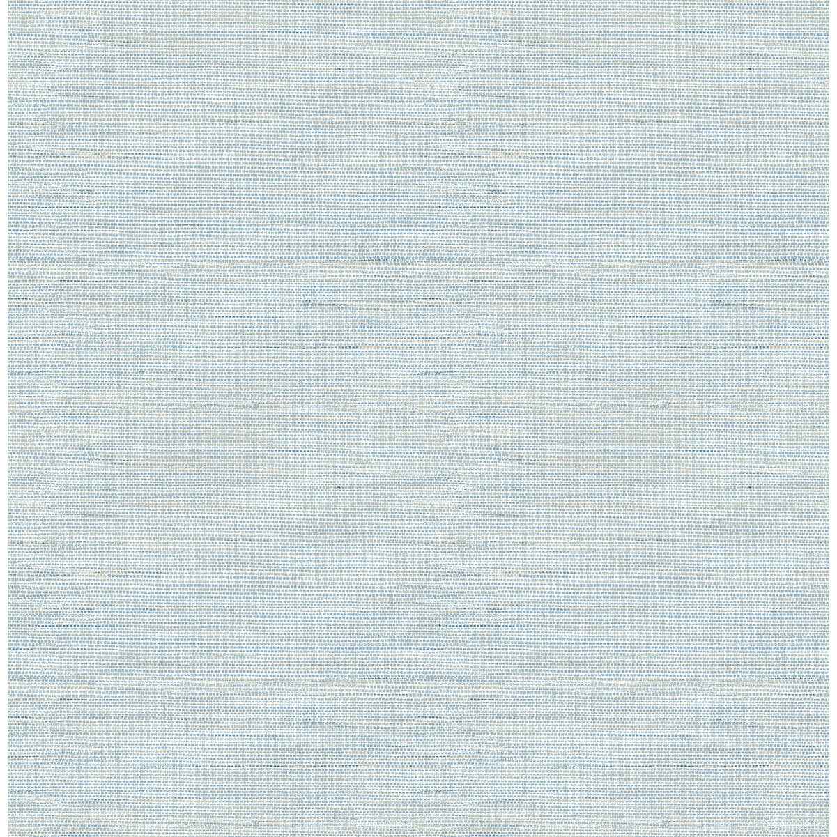 Agave Blue Imitation Grasscloth Wallpaper - York Wallcoverings - 2969-24283