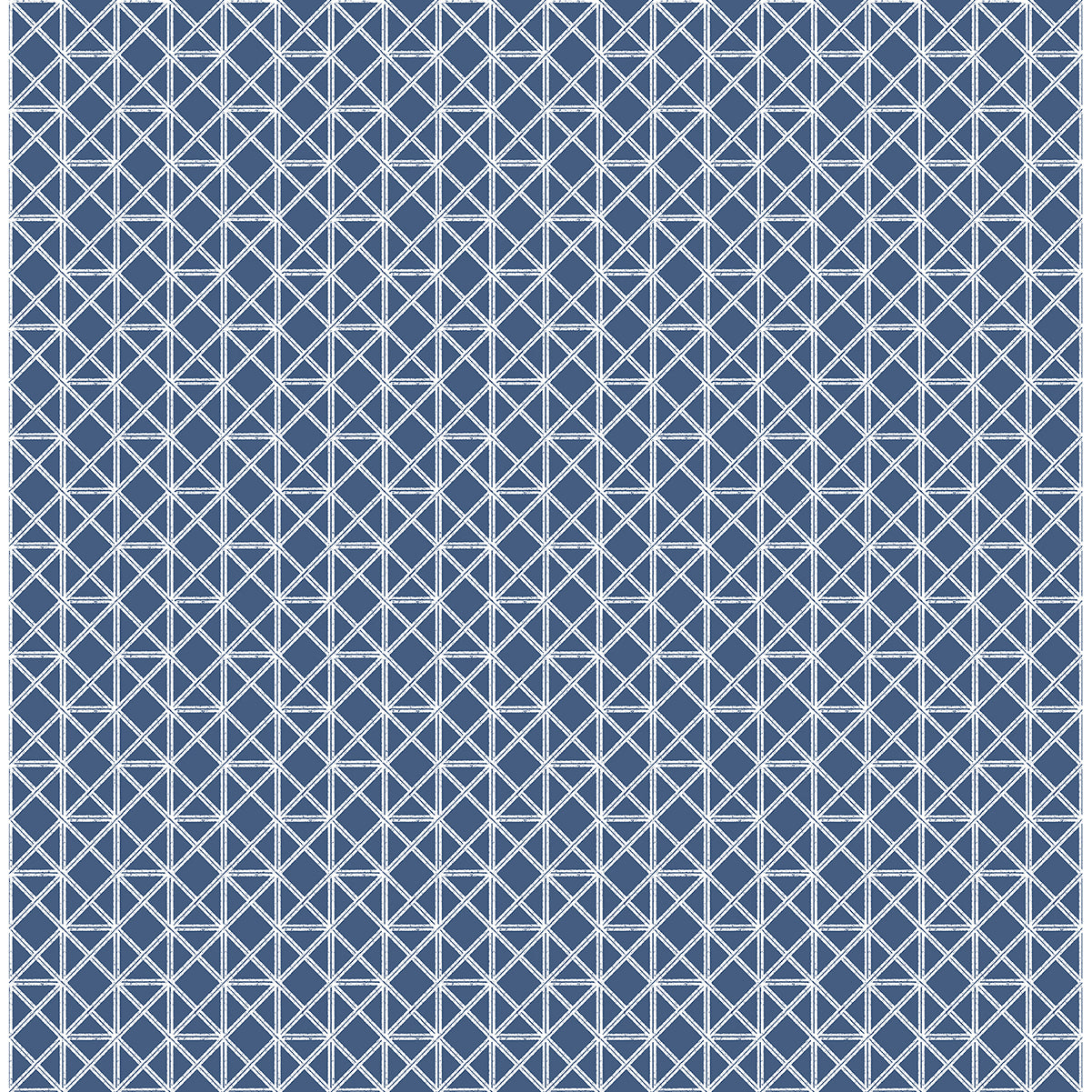 Picture of Lisbeth Navy Geometric Lattice Wallpaper